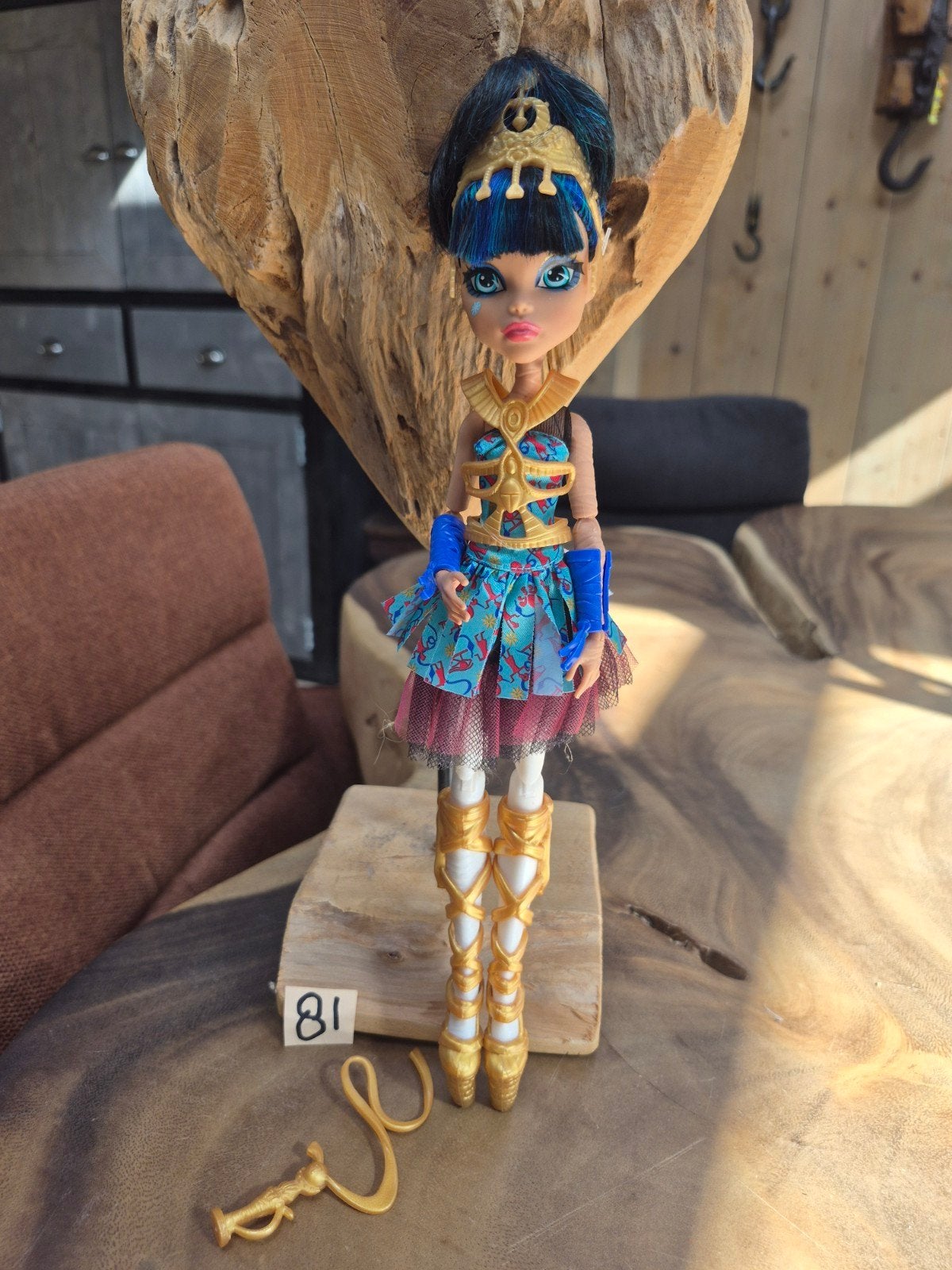 Monster High Cleo De Nile pop - Zonder armen, Ophalen of Verzenden, Gebruikt, Overige typen