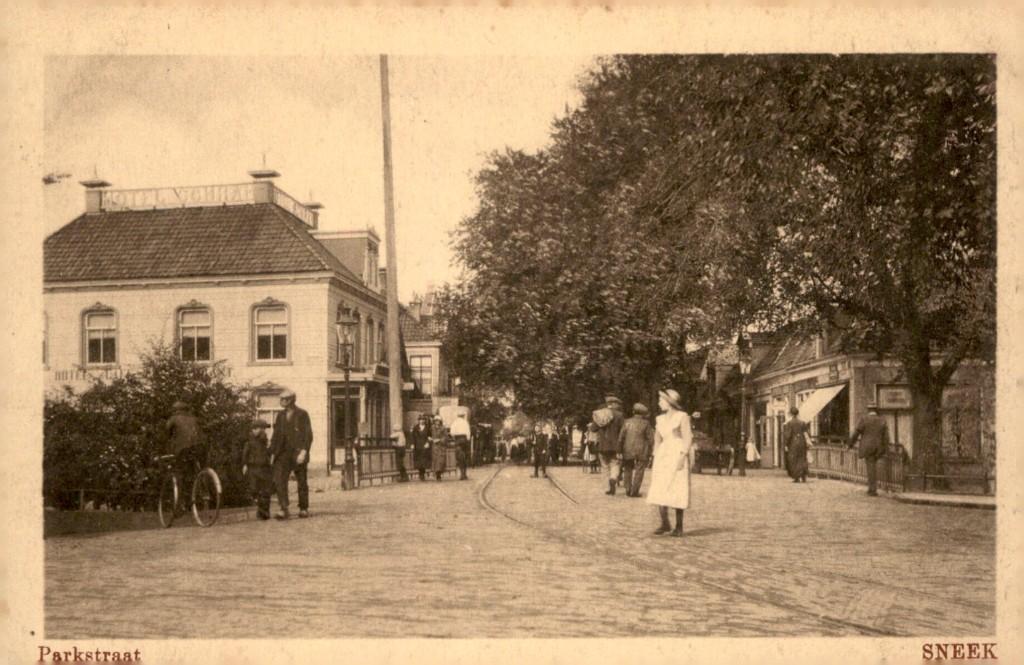 Sneek Parkstraat # 173, Verzamelen, Ansichtkaarten | Nederland, Verzenden, 1920 tot 1940, Ongelopen, Friesland