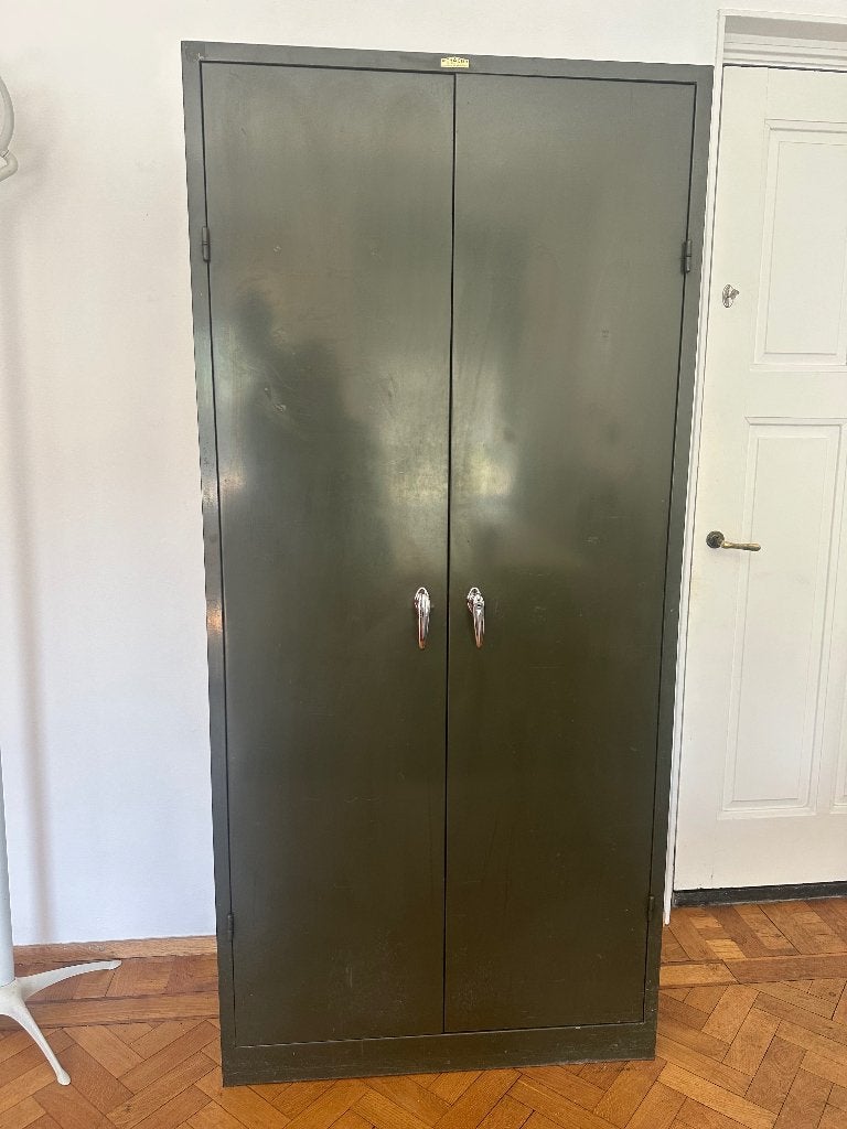 authentieke Richacier metalen kast-  industriele klassieker, Antiek en Kunst, Ophalen