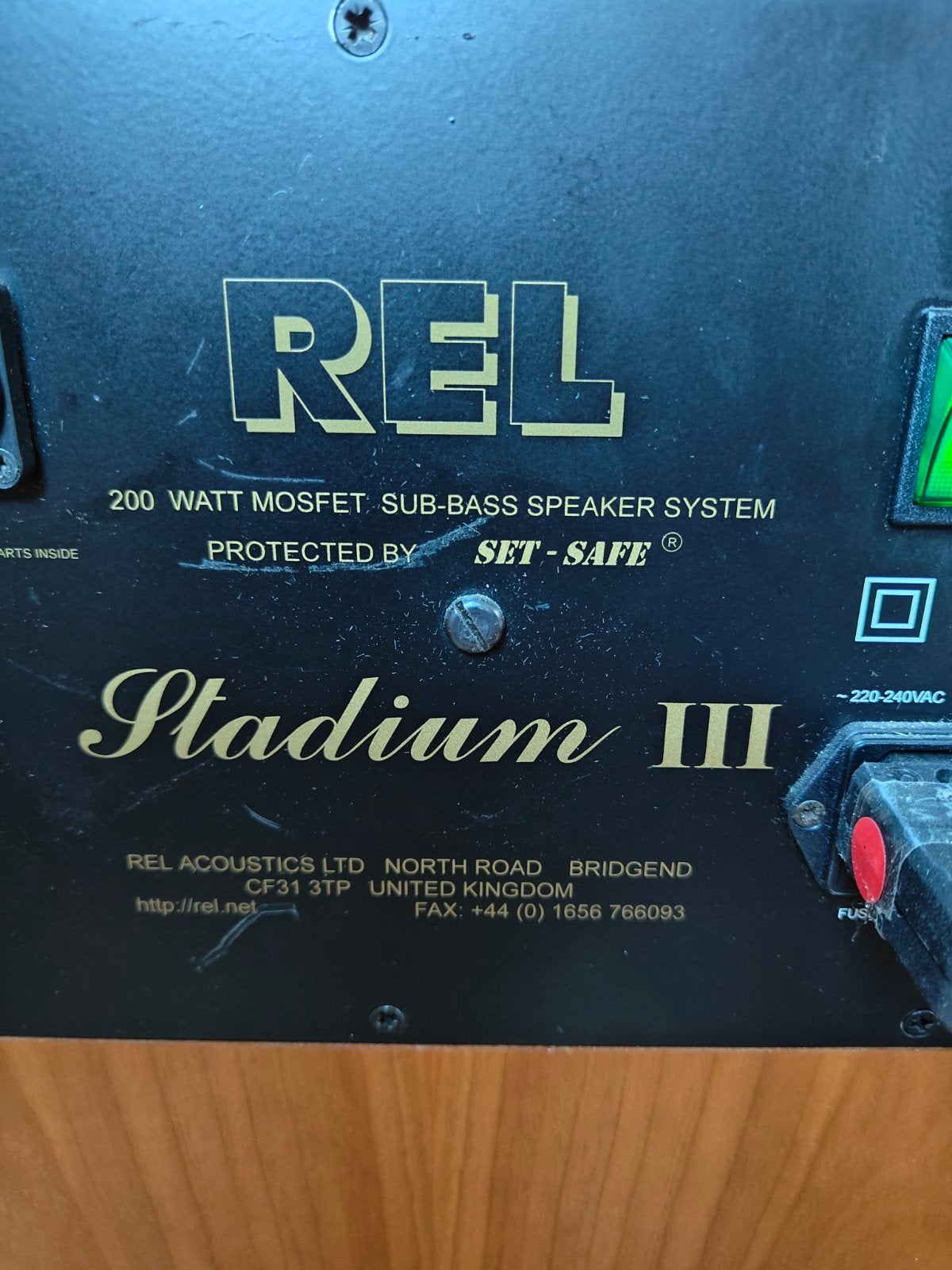 Rel Stadium III Subwoofer