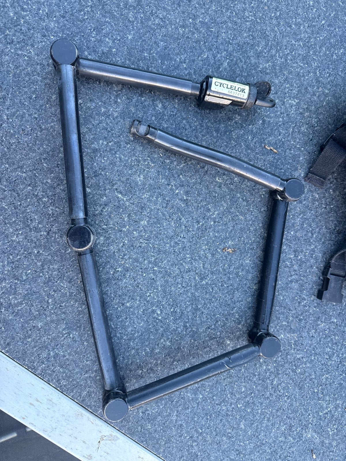 Cyclelok vouwslot voor motor of scooter, Ophalen of Verzenden, Gebruikt