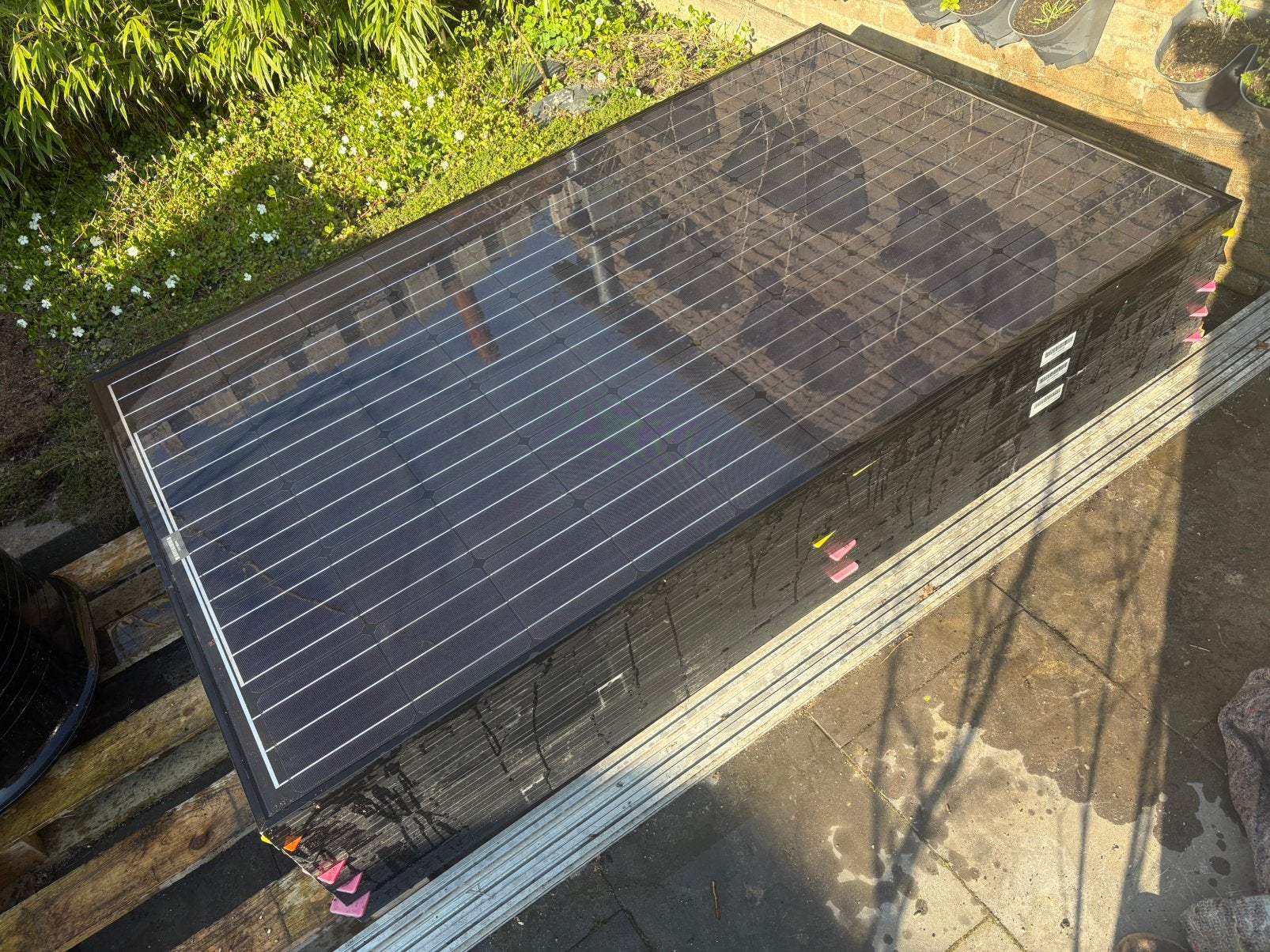 Sharp zonnepanelen (300 Wp) + Solaredge optimizers, Ophalen, Gebruikt, Overige typen