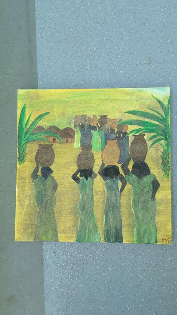 Afrikaans schilderij, 2003, Ophalen