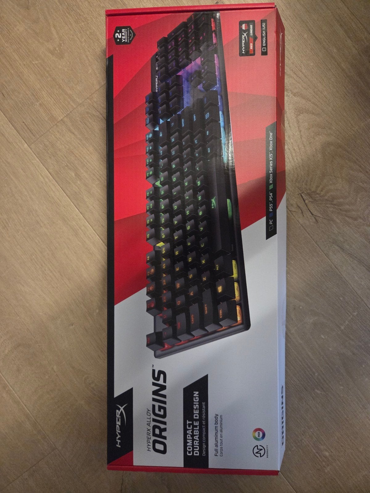 HyperX Alloy Origins Gaming Toetsenbord Red Switch, Computers en Software, HyperX, Ophalen of Verzenden, Zo goed als nieuw, Qwerty