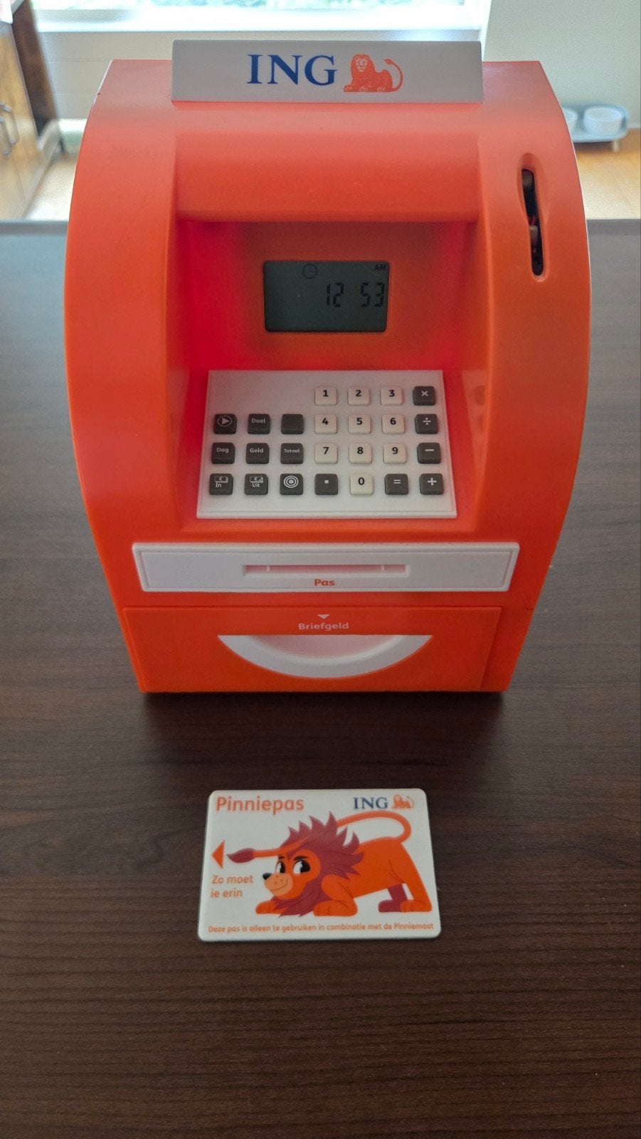 ING Pinniepas Spaarautomaat, Ophalen, Gebruikt, Jongen of Meisje