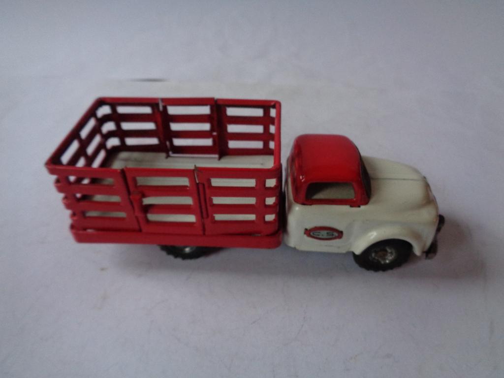 Oude blikken Cragstan Animal Truck. Japan, jr''60s. Frictie, Ophalen of Verzenden, Gebruikt