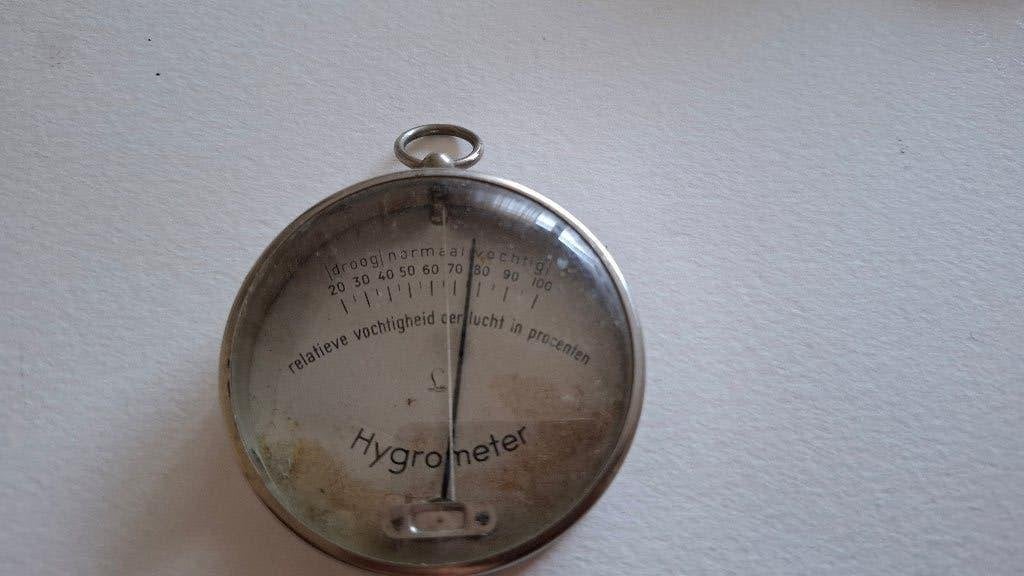 hygrometer Luffe Germany, Audio, Tv en Foto, Weerstations en Barometers, Ophalen of Verzenden, Gebruikt