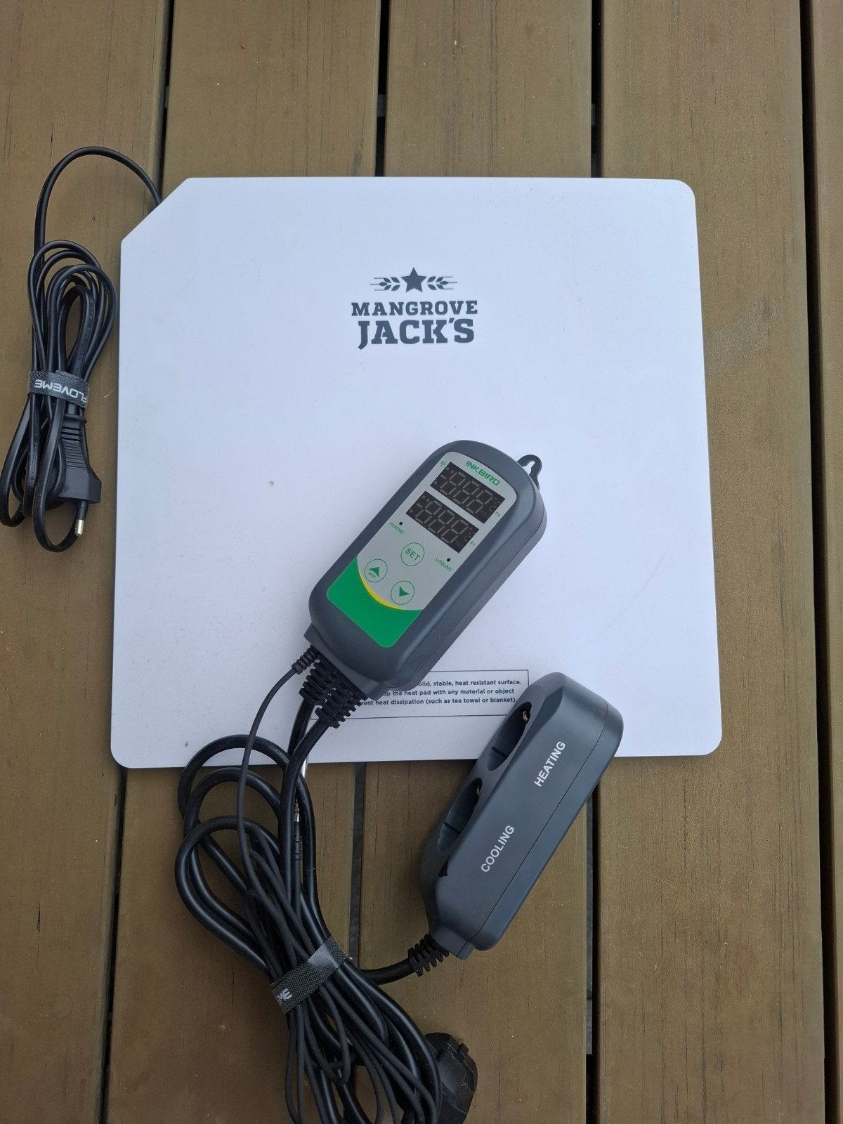 Mangrove Jack's Heat Pad & Inkbird ITC-308 voor Brouwproces, Witgoed en Apparatuur, Ophalen of Verzenden, Gebruikt