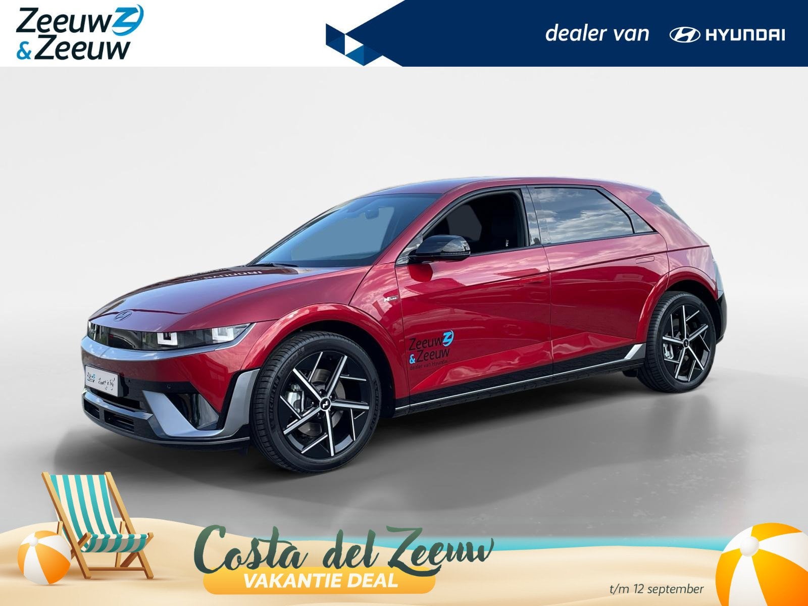 Hyundai IONIQ 5 N Line Business 84 kWh | Navi | Climate cont, Auto's, Hyundai, Automaat, Achterwielaandrijving, IONIQ 5, Leder en Stof