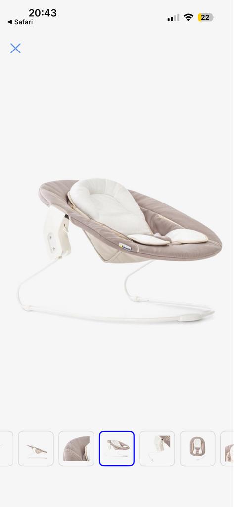 Hauck Alpha Bouncer 2-in-1 Wipstoel & Newborn Zitje, Wipstoel, Ophalen, Overige merken, Met gordel(s) of riempje(s)