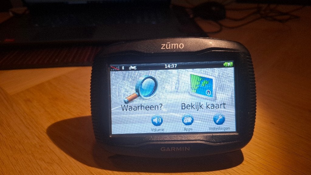 Aangeboden goed werkende Garmin Zumo 350 LM, Motoren, Ophalen, Gebruikt