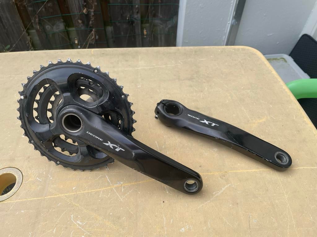 Shimano XT FC-M8000-3 crankstel, Fietsen en Brommers, Fietsonderdelen, Ophalen, Gebruikt, Crankstel of Pedalen