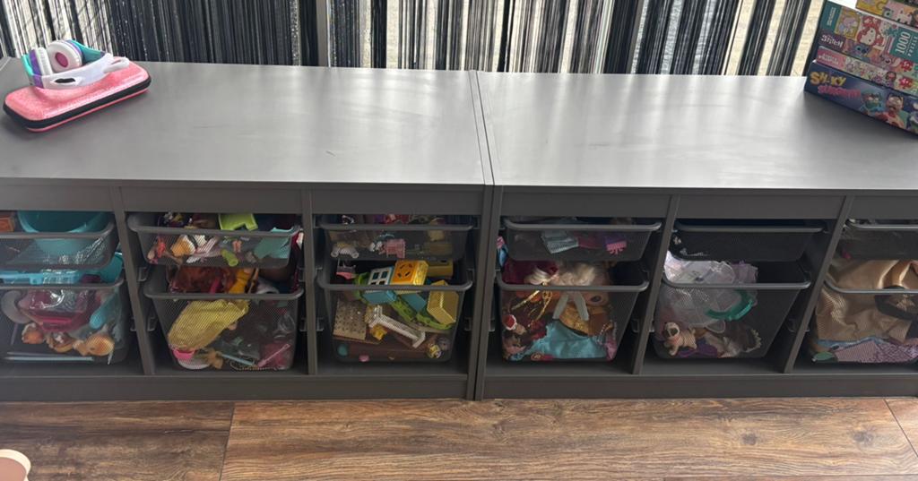 4 keer trofast ikea kasten inclusief mantjes, Ophalen of Verzenden, Zo goed als nieuw