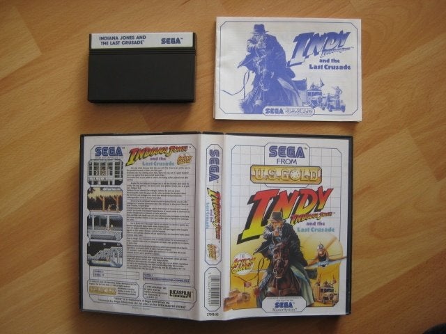 Indiana Jones Sega Mastersystem Master System, Avontuur en Actie, Gebruikt, 2 spelers, Ophalen of Verzenden