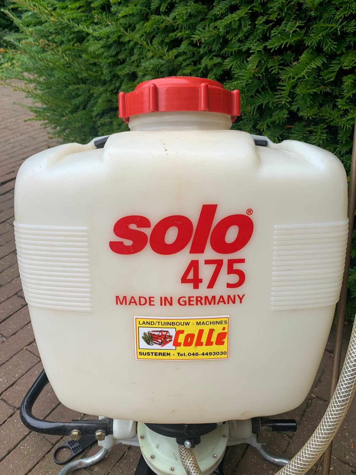 Solo rugspuit 475 15L plus spuitkap., Ophalen, Zo goed als nieuw