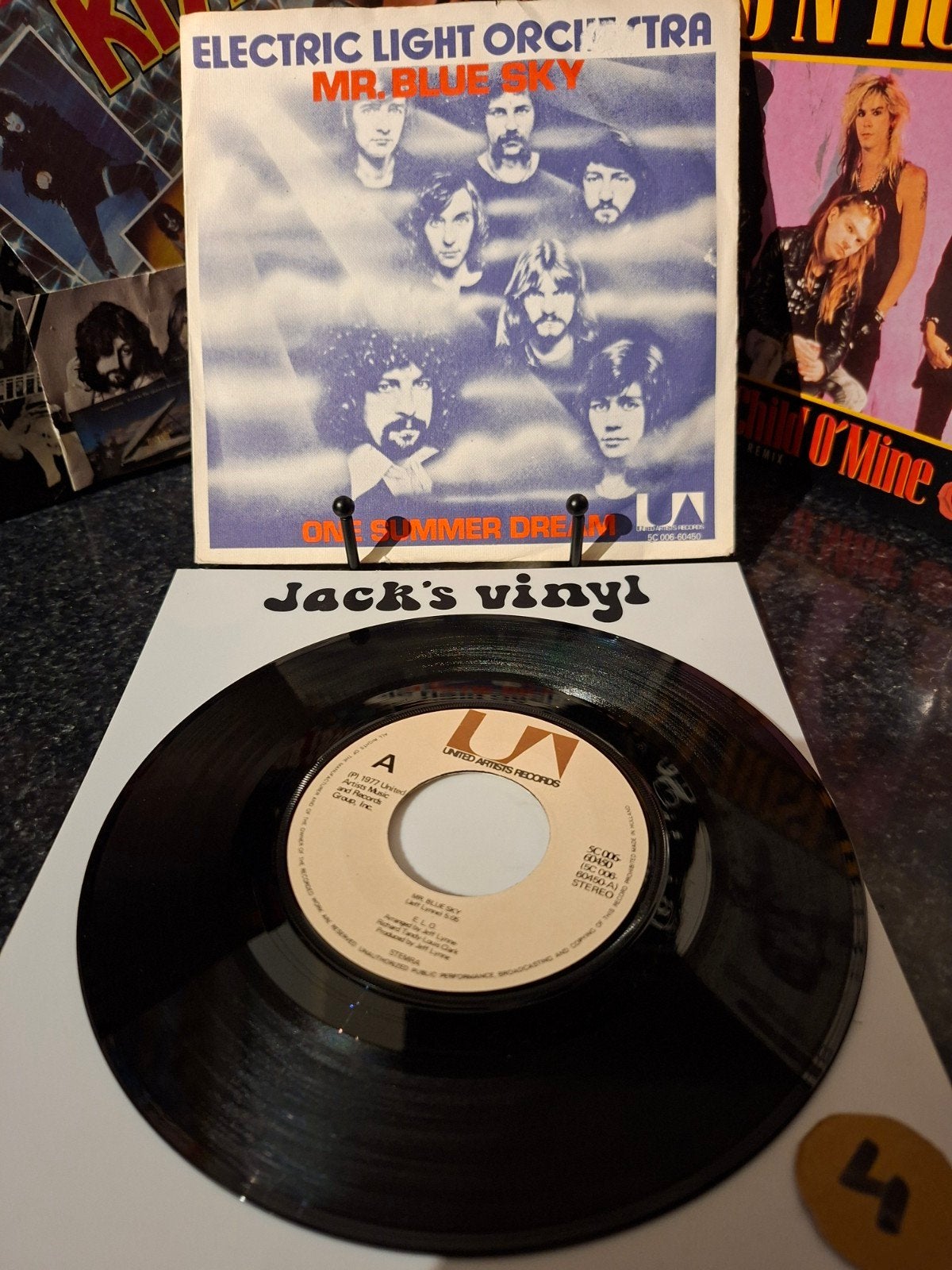 Electric Light Orchestra - Mr. Blue Sky 7 inch single 1978, Gebruikt, Pop, 7 inch, Ophalen of Verzenden