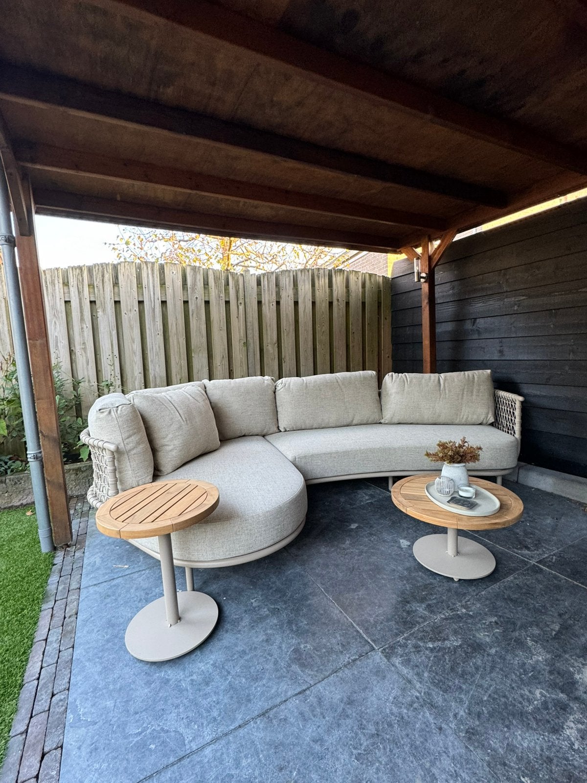 Loungeset sardinia 4 seasons outdoor organische, Tuin en Terras, Ophalen of Verzenden, Nieuw, Aluminium