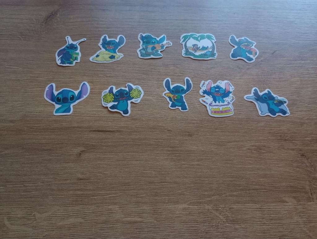 10 verschillende Lilo en Stitch stickers, Ophalen of Verzenden, Nieuw, Meerdere stickers