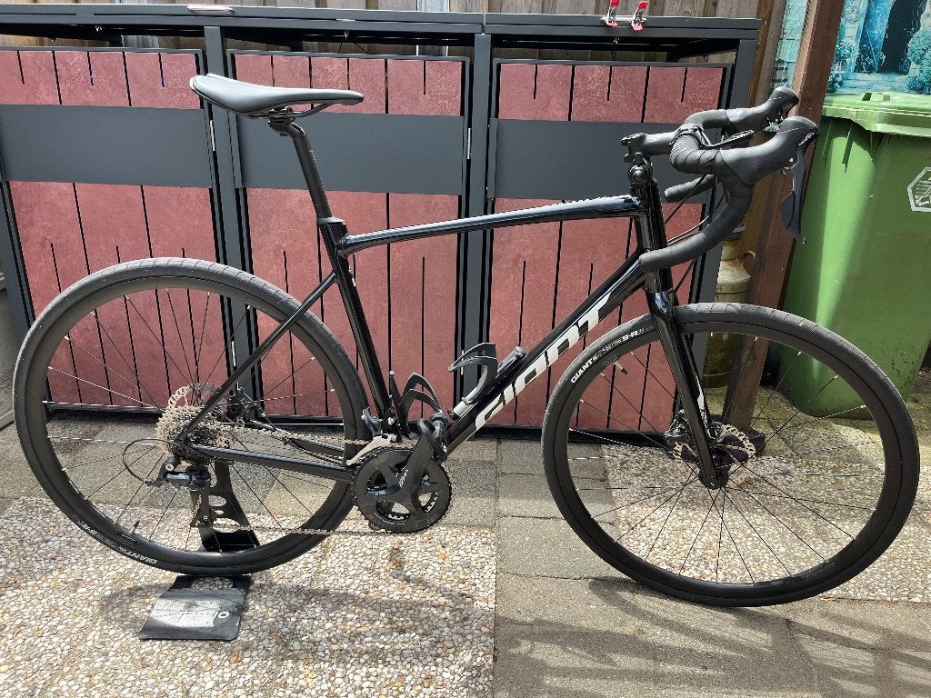 Racefiets Giant  A3 Contend Zwart, Ophalen, Gebruikt, Giant, Overige maten