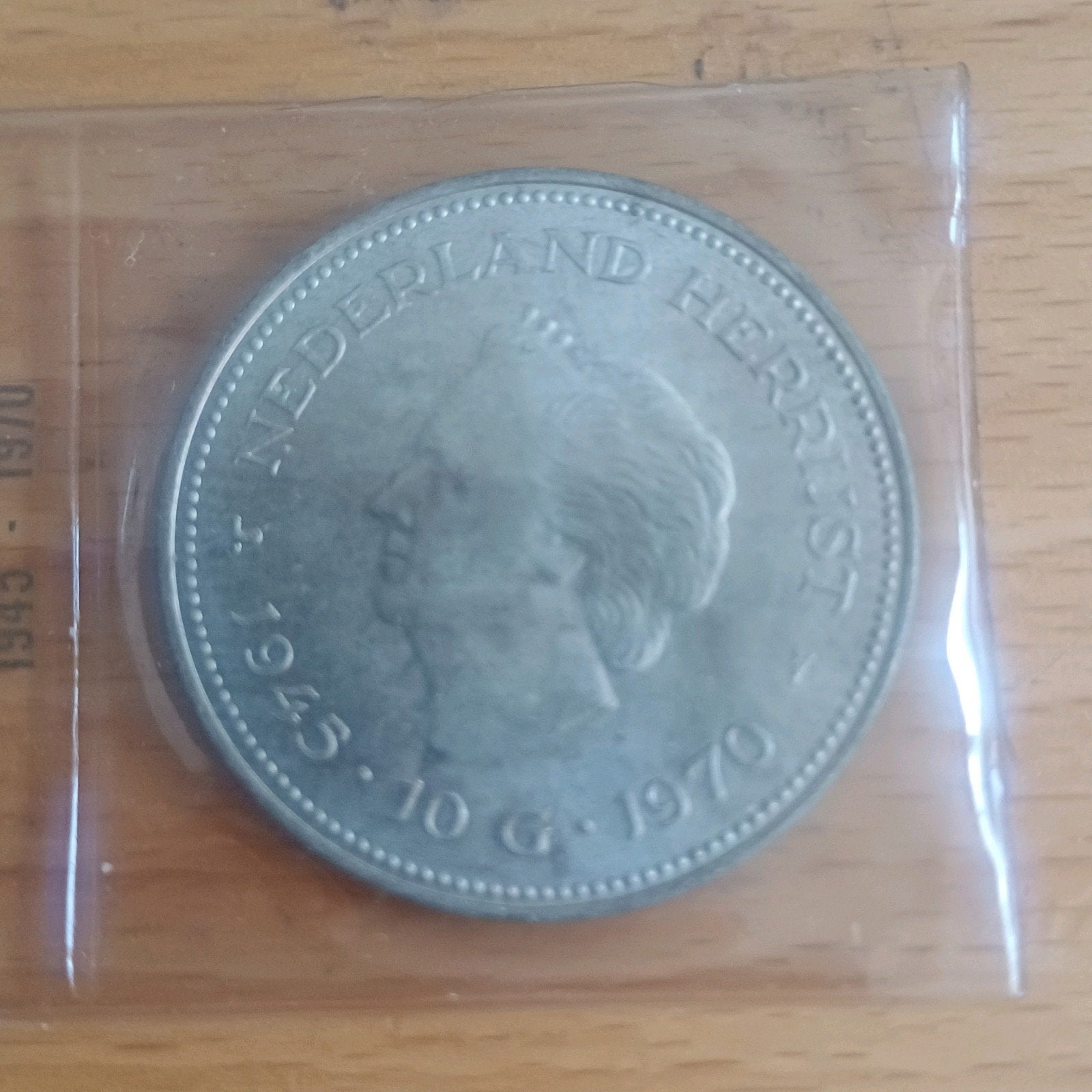 Nederland Herrijst 1945-1970 10 Gulden Zilveren Munt Juliana, Postzegels en Munten, Koningin Juliana, Zilver, Ophalen of Verzenden