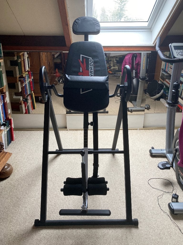 Inversion Table Leonardo, Sport en Fitness, Ophalen, Zo goed als nieuw, Rug, Overige typen
