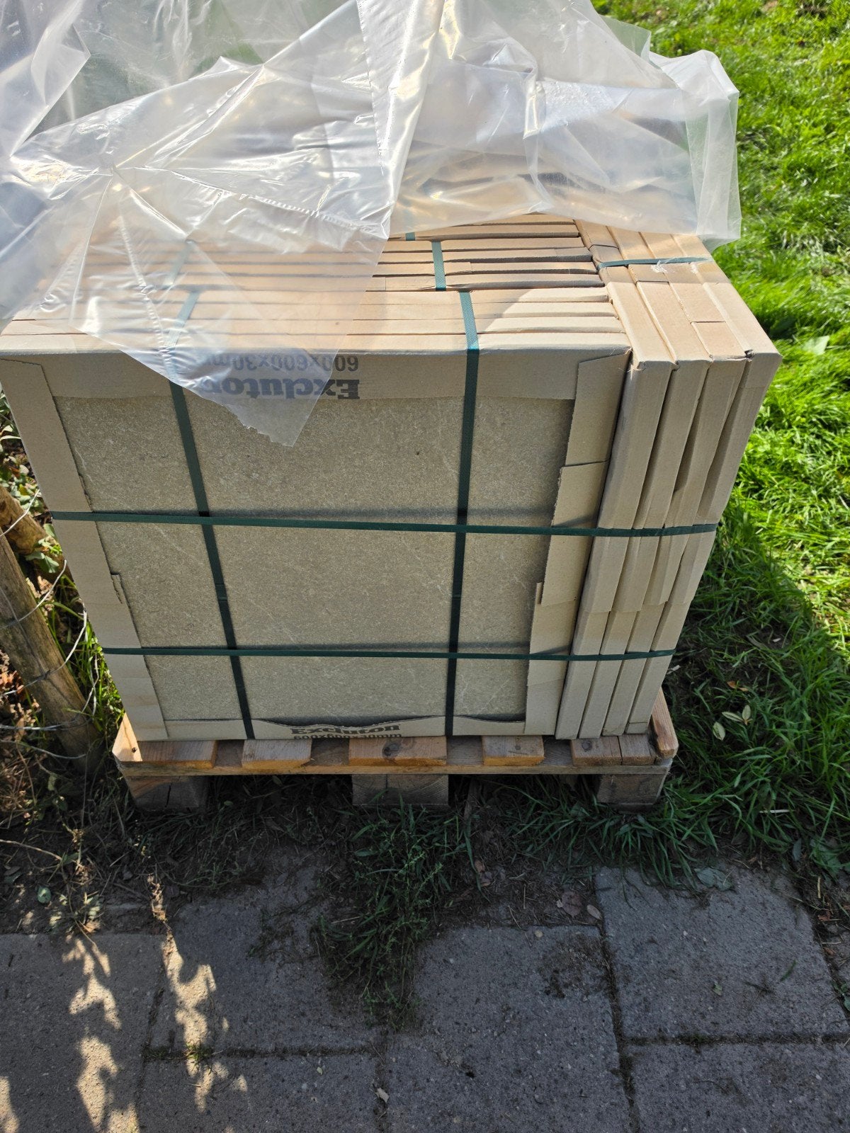 Nieuwe terrastegels Excluton Kora Bilbao 60x60x3 cm, Tuin en Terras, Ophalen, Keramiek, Nieuw, 10 m² of meer
