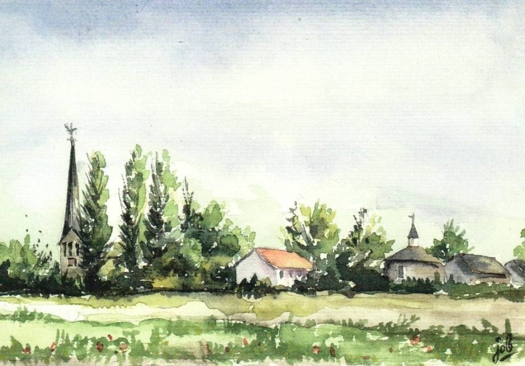 Schimmert. (L) Dorpsgezicht, Ophalen, 1960 tot 1980, Gelopen, Limburg