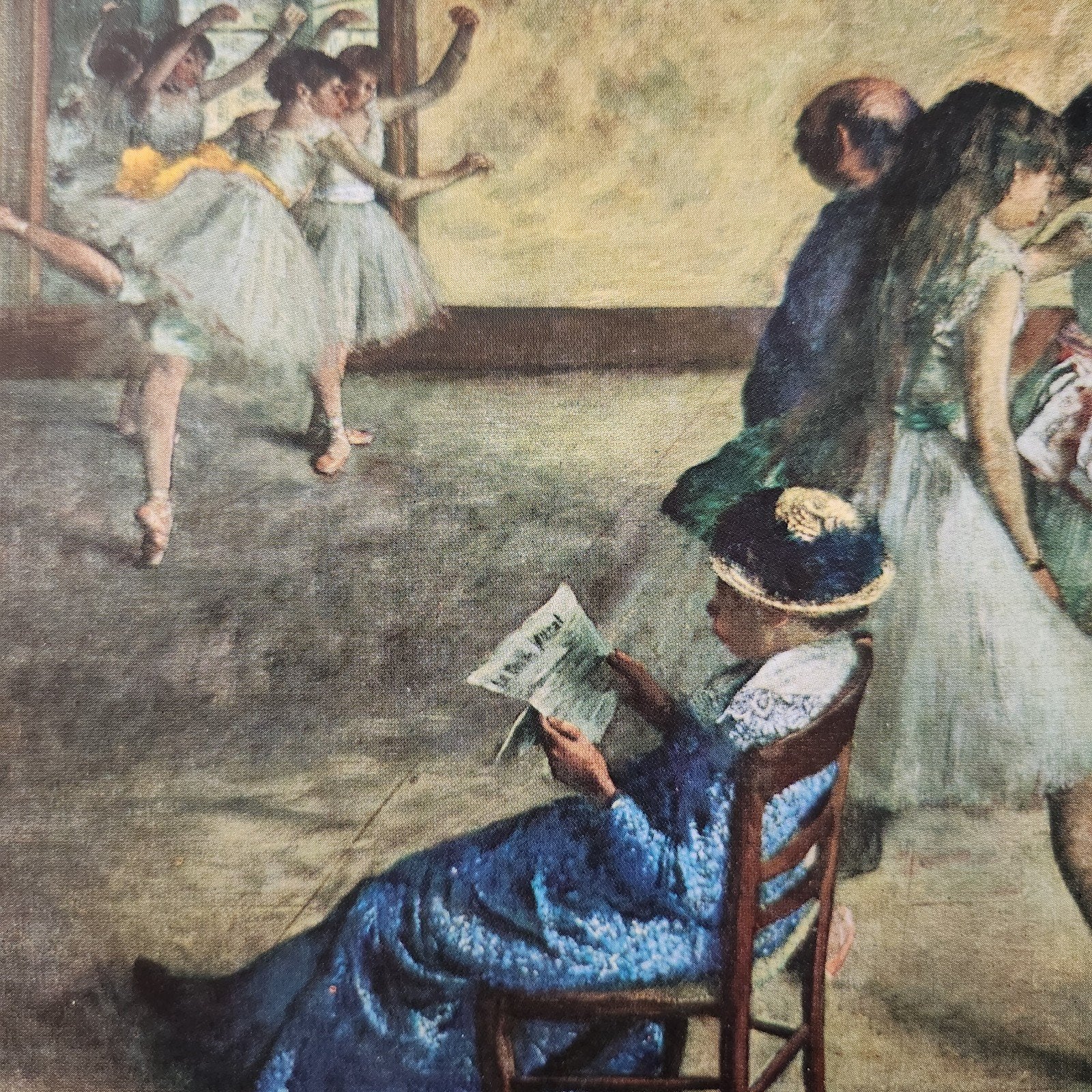Kunstkaart Edgar Degas - Classe de danse, ca. 1880, Verzenden, 1960 tot 1980, Ongelopen, Cultuur en Media