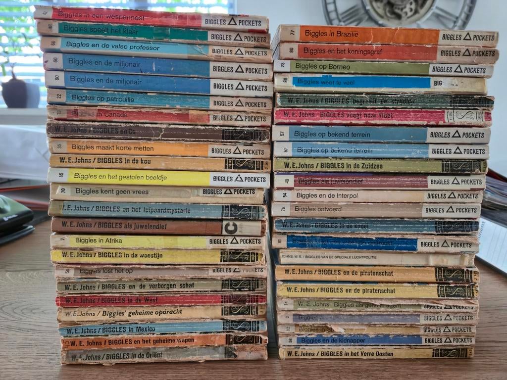 W.E. Johns - Biggles boeken, Ophalen, Gelezen