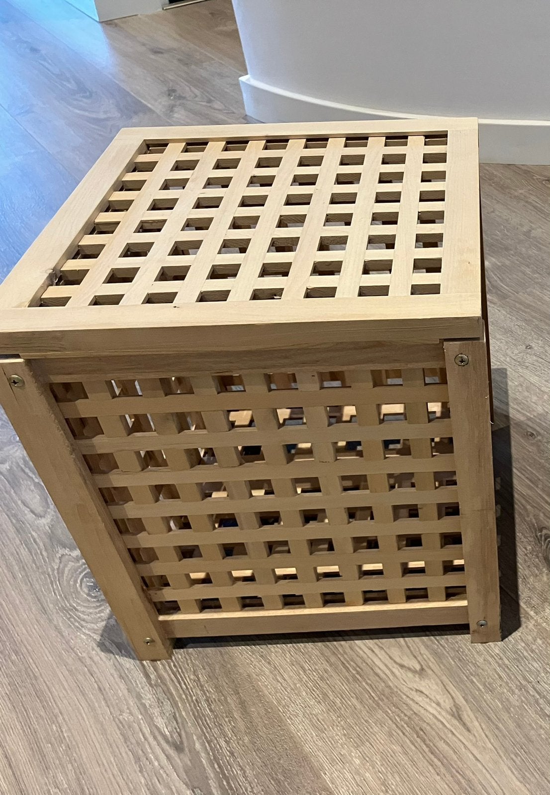 KOOPJE! Multifunctioneel tafeltje / opbergkistje / tafeltje, Ophalen, Rechthoekig, Minder dan 55 cm, 45 tot 60 cm