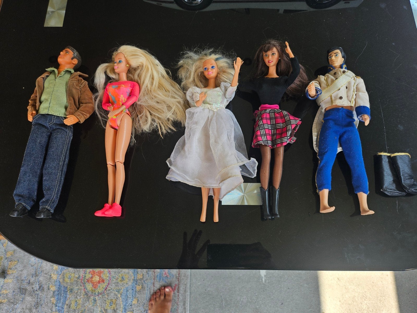 5 Barbie's, Kinderen en Baby's, Speelgoed | Poppen, Ophalen, Gebruikt, Barbie