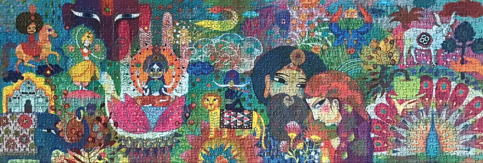 Puzzle Gallery. Magic India 1000 pcs, Ophalen of Verzenden, 500 t/m 1500 stukjes, Zo goed als nieuw