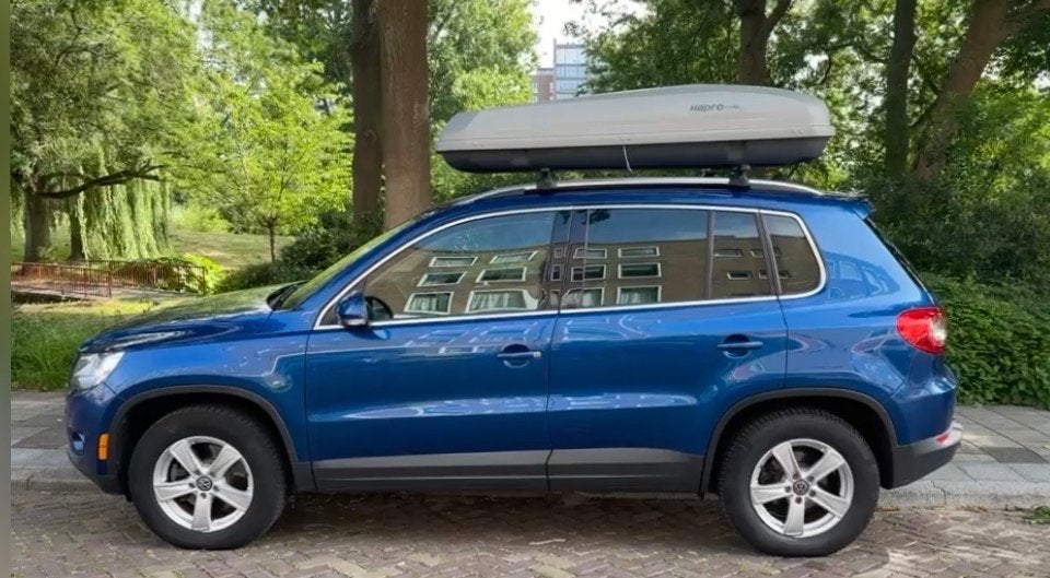 Hapro Dakkoffer met Thule Dakdragers - Ideaal voor Reizen, Auto diversen, Dakkoffers, Ophalen of Verzenden, Gebruikt