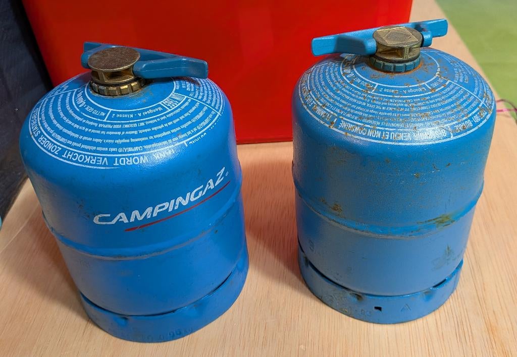 2X Campingaz R901 Leeg, Caravans en Kamperen, Ophalen, Zo goed als nieuw
