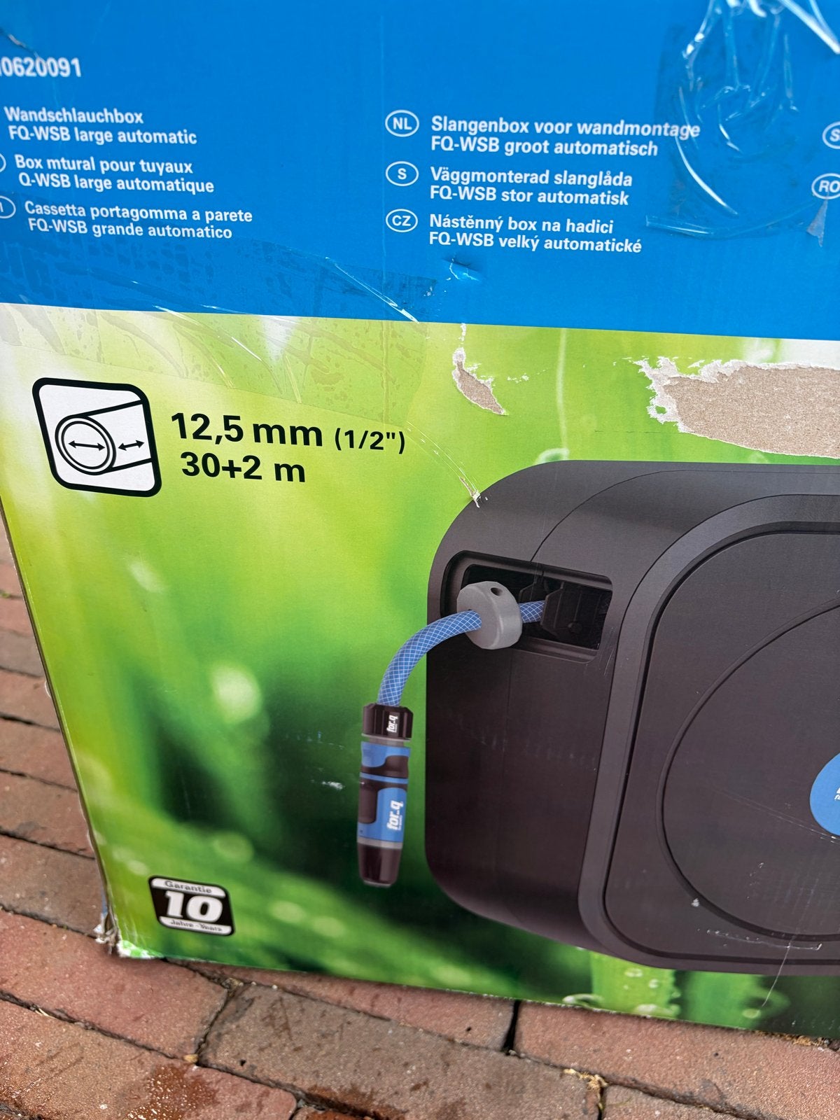 For.q Automatische Slangenbox FQ-WSB 30+2m, Ophalen of Verzenden, Nieuw, Tuinslanghaspel