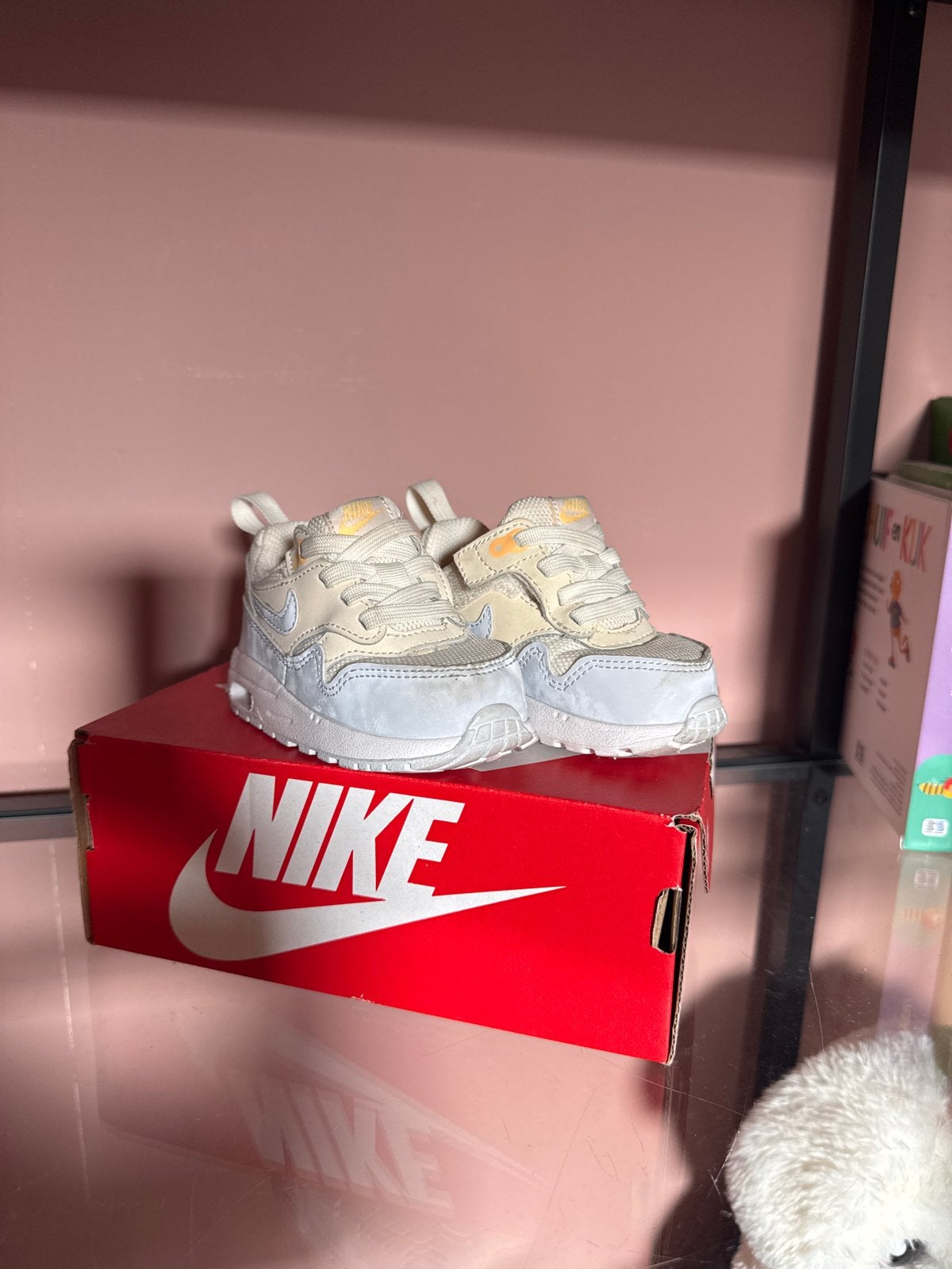 Nike Air Max 1 Easyon (TD) - Maat 19.5, Ophalen of Verzenden, Gebruikt, Jongen of Meisje, Schoenen