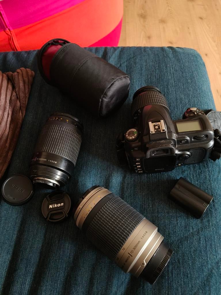 Nikon D50 Spiegelreflexcamera met twee lenzen en accessoires, Gebruikt, Spiegelreflex, Ophalen of Verzenden, Nikon