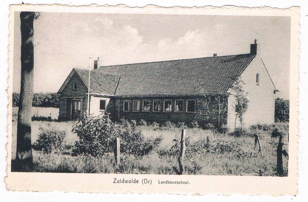 2 / ZUIDWOLDE : Landbouwschool, Verzenden, 1940 tot 1960, Ongelopen, Drenthe
