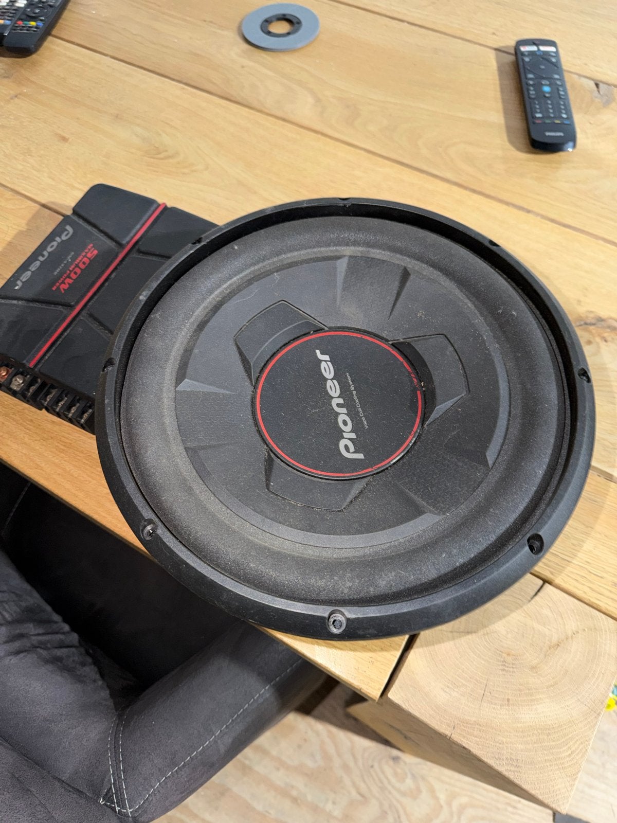 Pioneer Subwoofer TS-W306R met GM-A3702 Versterker, Auto diversen, Ophalen, Gebruikt