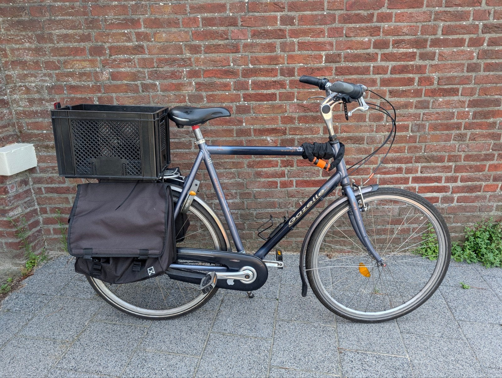 Gazelle fiets met accessoires - Ideaal voor lange mensen, 56 cm of meer, Ophalen, Gebruikt, Gazelle