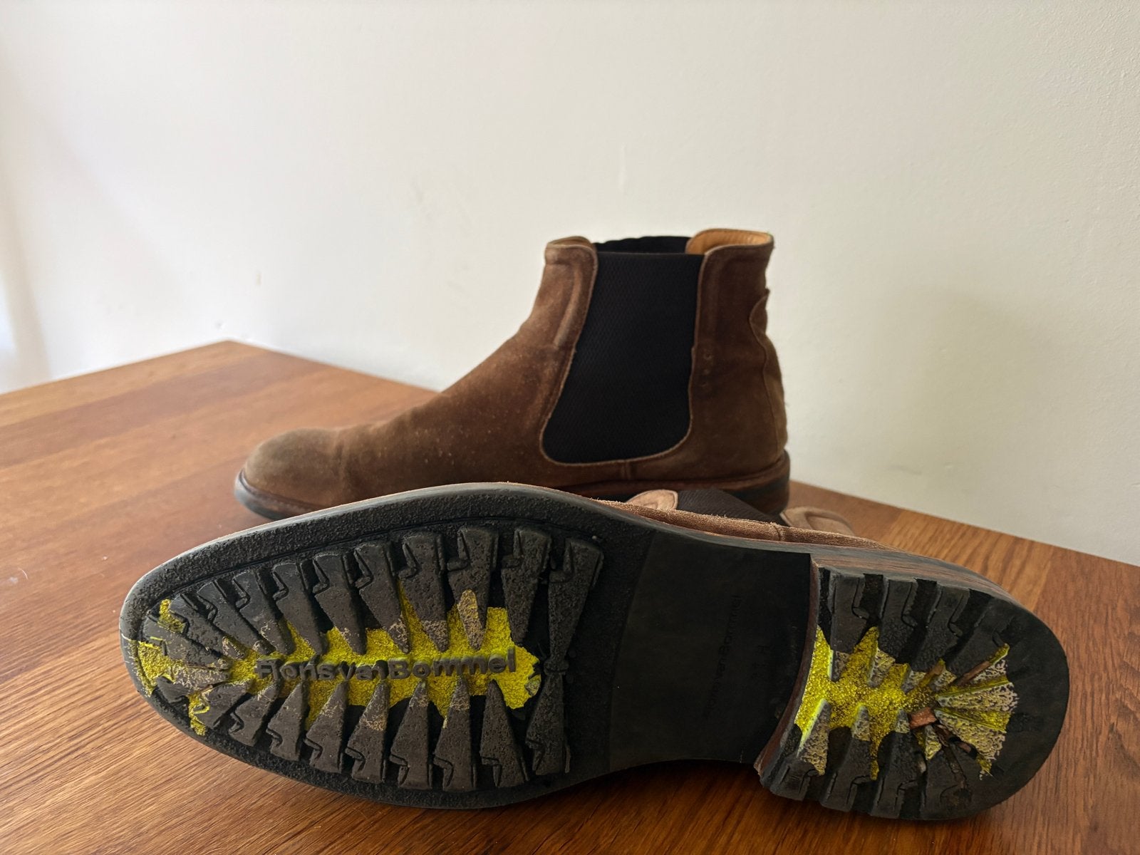 Floris van Bommel Chelsea boots - Maat 46 (11H), Bruin, Boots, Ophalen of Verzenden, Gedragen