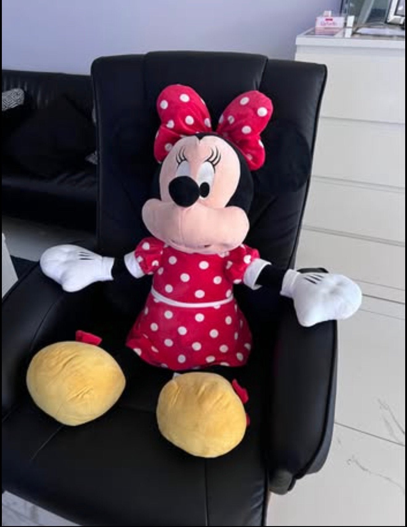 Grote Disney Minnie Mouse Knuffel - Zo goed als nieuw, Ophalen, Muis, Disney, Zo goed als nieuw