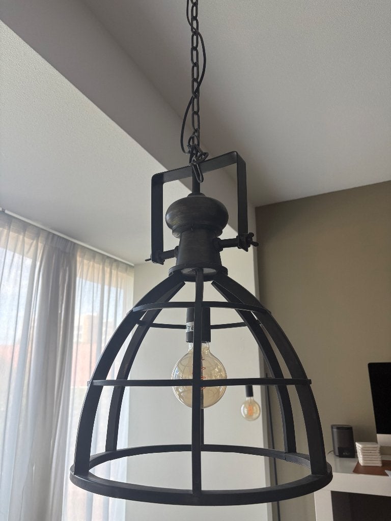 Light en Living hanglamp Amy, Huis en Inrichting, Lampen | Hanglampen, Ophalen, E27 (groot), Zo goed als nieuw, Metaal