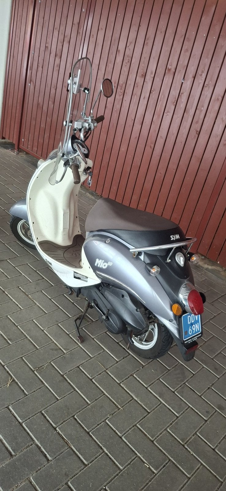 SYM Mio 50 Scooter (25km), Fietsen en Brommers, Scooters | SYM, Gebruikt, Benzine, Maximaal 25 km/u, Ophalen