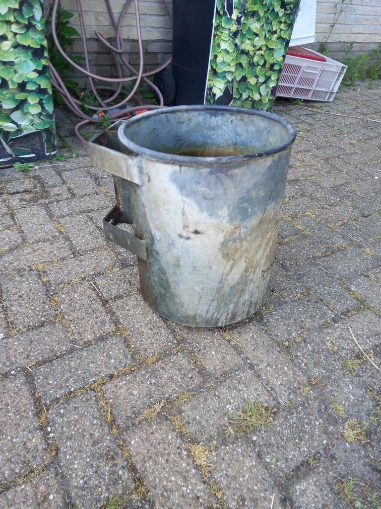 Zinken ton, plantenbak, Ophalen, O, Vo, Vo