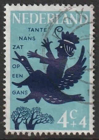 Nederland 1963 802 Kind 4c Tante Nans, Gest Boxtel, Postzegels en Munten, Postzegels | Nederland, Ophalen of Verzenden, Na 1940