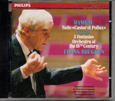 Rameau, Purcell - Frans Brüggen - Orchestra of the 18thC, Purcell, Ophalen of Verzenden, Zo goed als nieuw, Orkest of Ballet