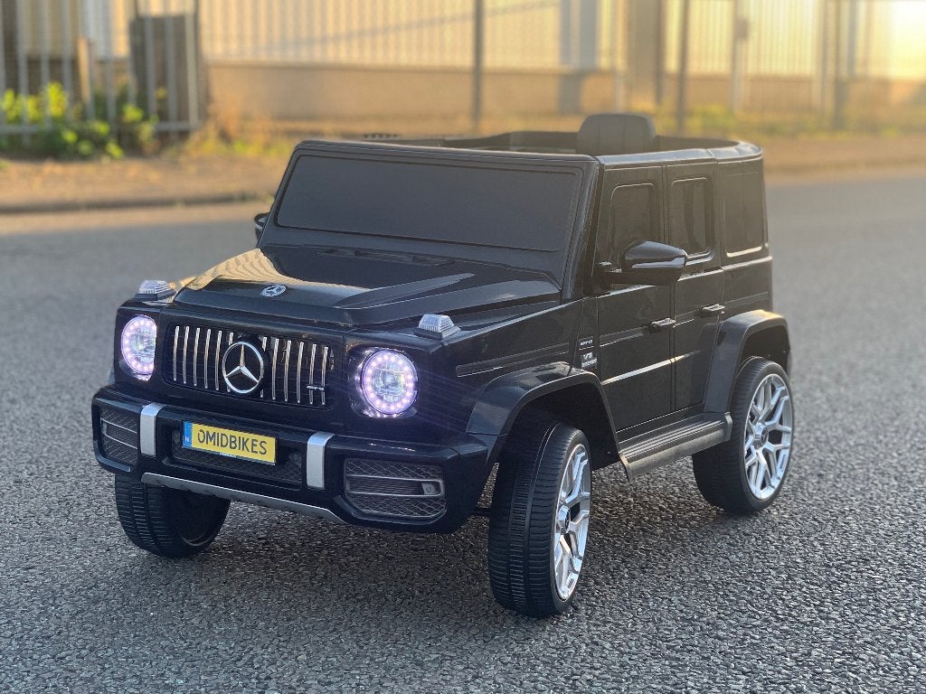 Mercedes G63 AMG 12v Metallic zwart Bluetooth / Afst. NIEUW, Nieuw