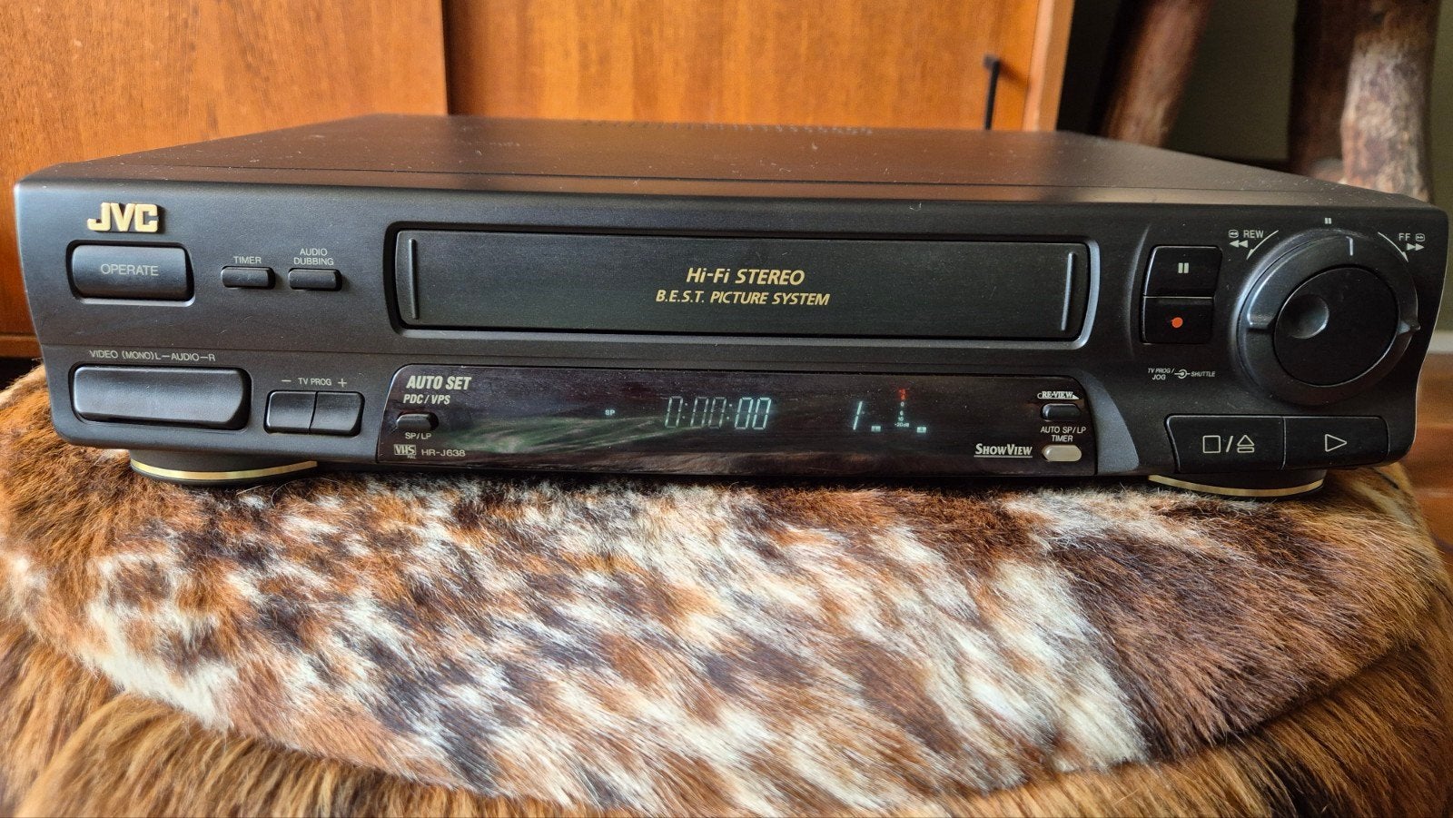 JVC HR J638 VHS videorecorder Hi Fi Stereo goed werkend, Ophalen of Verzenden, Gebruikt, VHS-speler of -recorder