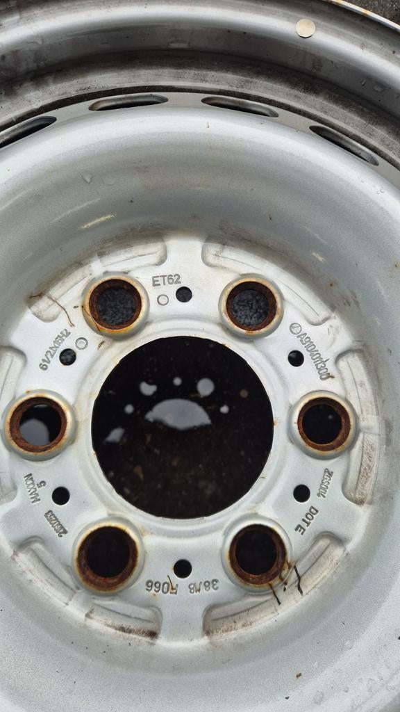 Stalen 4x originele 16 inch ET62 sprinter crafter 6x130, Ophalen of Verzenden, Nieuw